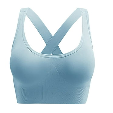 HAiming Sports Racerback Bras for Women No Steel Ring Seamless Tank Top Style Bralettes Yoga Exercise Daily Underwears