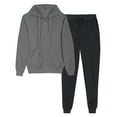thumbnail image 1 of HAiming Sweat Sets for Women Zip up Hoodie and Sweatpants Suit Comfy Matching Sweatsuits Oversized Hoodie with Pocket, 1 of 8