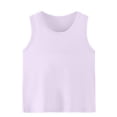 thumbnail image 1 of HAiming Tank Tops for Kids Casual Sleeveless Crew Neck Lightweight Solid Color Shirts Summer Clothes, 1 of 5