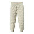 thumbnail image 1 of HAiming Toddler Baby Boy Girl Basic Quilted Pants Winter Warm Fleece Elastic Waist Sweatpants Comfy Trousers Homewear, 1 of 4