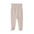 thumbnail image 1 of HAiming Toddler Baby Boys Girls Soft Cotton High Waist Footed Pants Casual Leggings with Feet Home Sleepwear, 1 of 6