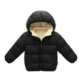 thumbnail image 1 of HAiming Toddler Baby Boys Girls Winter Fleece Coats Long Sleeve Zip up Puffer Jackets Lightweight Thick Warm Outerwear, 1 of 3