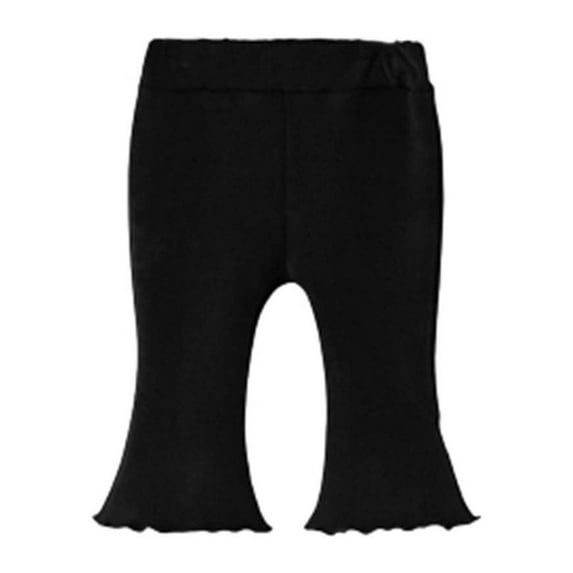 HAiming Toddler Baby Girls Flare Pants Elastic Waist Ruffled Bottom Trousers Fall Winter Casual Flared Leggings