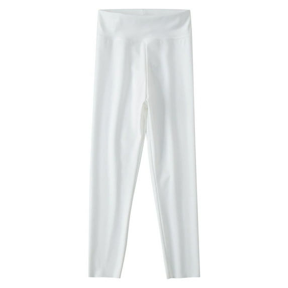 HAiming Toddler Baby Kids Winter Boys Girls Stretch Leggings Elastic Waist Warm Pants Casual Thicken Homewear Trousers