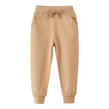 HAiming Toddler Baby Sweatpants Boy Girl Elastic Waisted Joggers Pants Fall Winter Casual Sport Trousers with Pockets