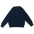 thumbnail image 1 of HAiming Toddler Kids Girls Boys Crewneck Sweaters Solid Color Long Sleeve Pullover Knit Tops Fall Winter Warm Sweater, 1 of 2