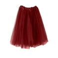 thumbnail image 1 of HAiming Toddler Tulle Skirt Baby Girls Mesh Princess Dresses Solid Color Birthday Party Dance Skirt for Kids Clothes, 1 of 3
