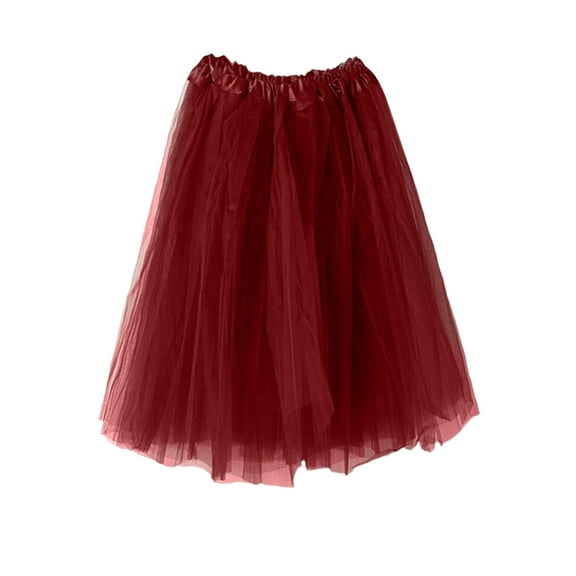 HAiming Toddler Tulle Skirt Baby Girls Mesh Princess Dresses Solid Color Birthday Party Dance Skirt for Kids Clothes