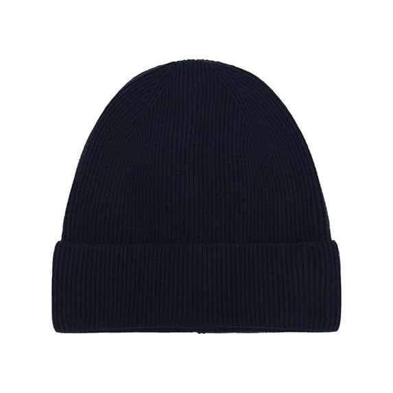 HAiming Women Men Knit Hat Ribbed Solid Color Warm Cuff Strenchy Soft Caps for Running Cycling Snow Ski