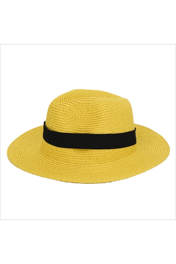Women Wide Brim Straw Sun Hat Protection UPF 50+ Packable Fisherman Hats Summer Beach Outdoor Travel Caps