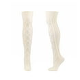 thumbnail image 1 of HAiming Women's Cable Knit Thigh High Boot Socks Winter Thicken Warm Stockings Casual Soft Cozy over Knee Long Socks, 1 of 4