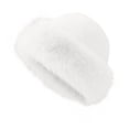 thumbnail image 1 of HAiming Women's Fleece Hats Solid Color Winter Warm Cute Fuzzy Casual Trendy Trips Sports Skiing Cap, 1 of 2