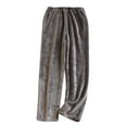 thumbnail image 1 of HAiming Women's Fleece Pajama Pants Comfy Warm Sleepwear Long Pants Winter Thick Lounge Home Trousers with Pocket, 1 of 7
