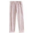 thumbnail image 1 of HAiming Women's Fuzzy Fleece Pajamas Pants Elastic Waist Cozy Casual Homewear Pants Winter Warm Plush Lounge Trousers, 1 of 1