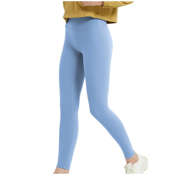 HAiming Women's Gym Leggings Athletic Yoga Running Pants Skinny Seamless Classic Fashion Solid Color High Elastic Waist Pants
