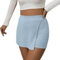 thumbnail image 1 of HAiming Women's High Waist Bodycon Mini Pencil Skirt Shorts Short Skirts Solid Color Trendy Clothes, 1 of 5