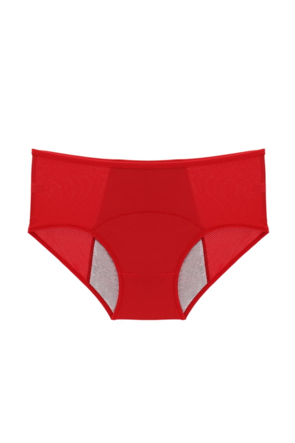 Women's High Waist Comfy Underwear Absorbency Period Leakproof Panties Plus Size Comfy Soft Breathable Briefs