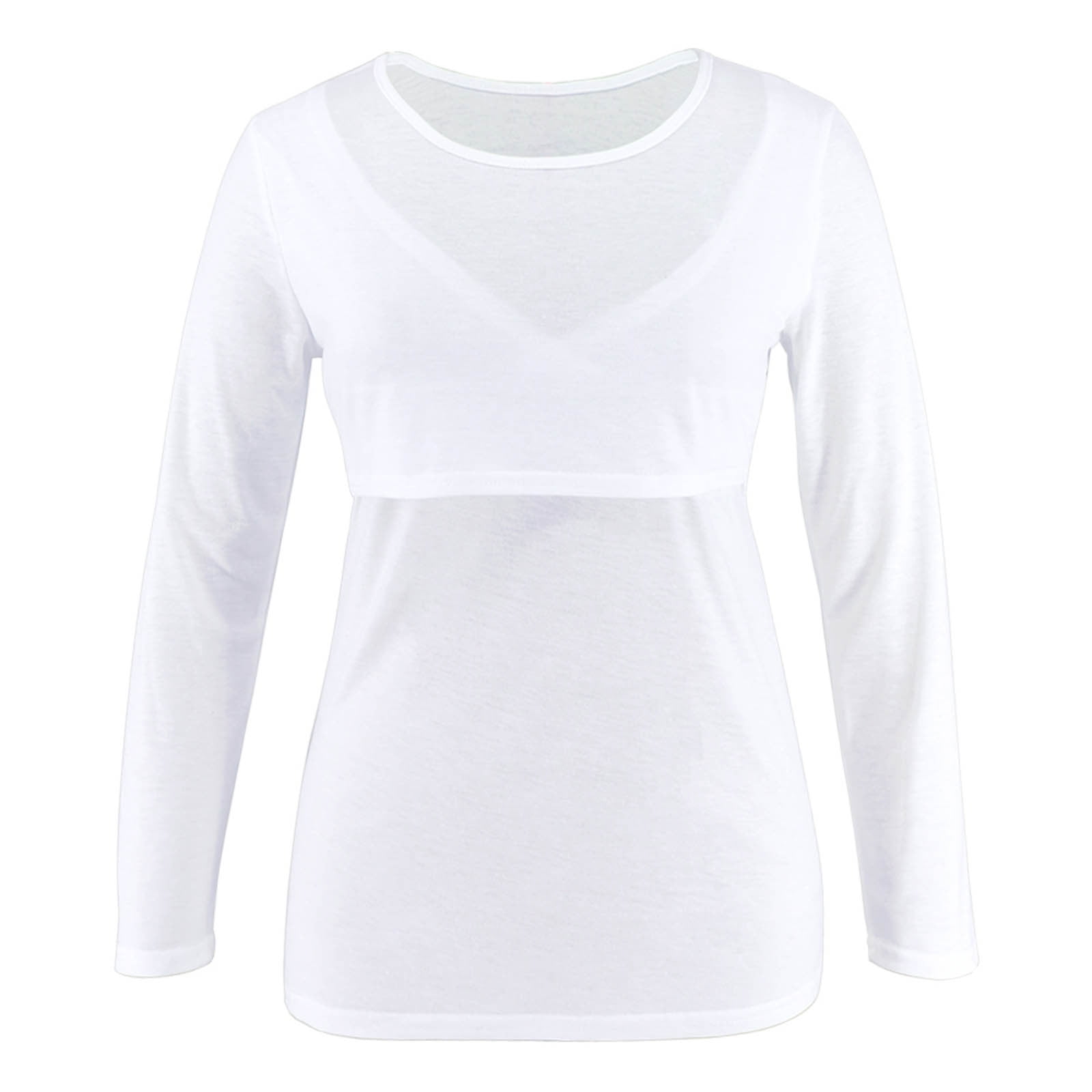 HAiming Women's Maternity Nursing Tops Comfy Long Sleeve Breastfeeding — free download