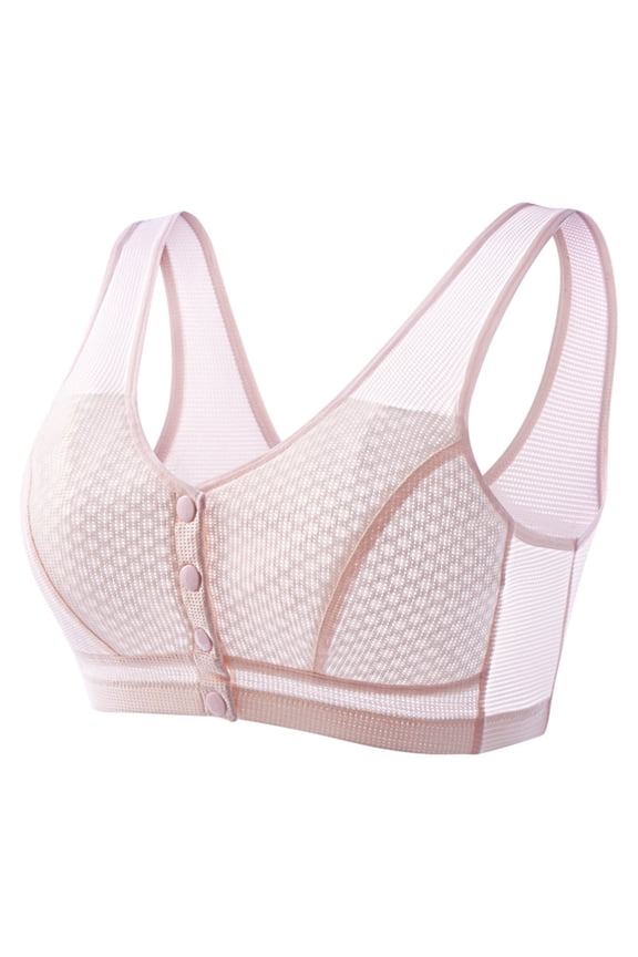 Women's Seamless Breathable Bra Comfort No Underwire Supportive Bralettes Lightweight Plus Size Everyday Bras