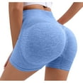 thumbnail image 1 of HAiming Women's Seamless Butt Lifting Shorts High Waisted Stretch Yoga Shorts Casual Atheletic Running Workout Shorts, 1 of 3