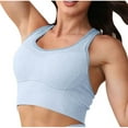 thumbnail image 1 of HAiming Women's Sports Bra Wireless Baggy Confortable Racerback Adjustable Strap Seamless Everyday Tops, 1 of 8
