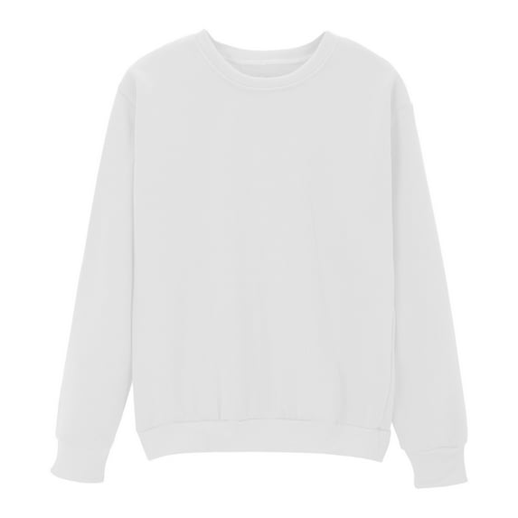 HAiming Womens Casual Oversize Pullover Sweatshirt Long Sleeve Crew Neck Solid Color Tops Trendy Clothes