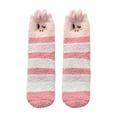 thumbnail image 1 of HAiming Womens Christmas Fuzzy Socks Xmas Graphic Fleece Soft Comfy Strenchy Cozy Sleeping Home Sock, 1 of 1