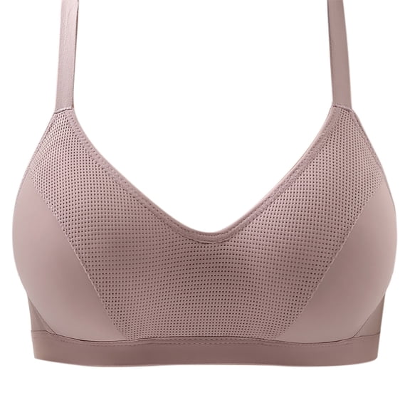 HAiming Womens Plus Size Bras No Underwire Seamless Gathering Lightweight Breathable Bralette Everyday Sport Underwear