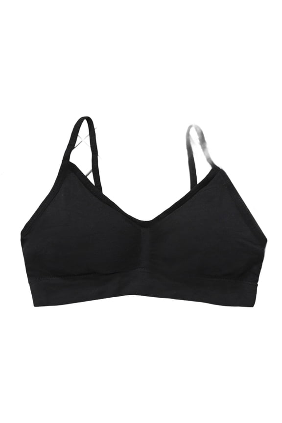 Womens Spaghetti Strap Bra Cami Wireless Seamless Comfortable Workout Yoga Bralettes Sports Tops