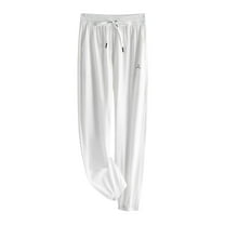HAiming Womens Sports Pants Lounge High Waisted Drawsting Pants with Pockets for Golf,Athletic,Lounge,Travel,Work