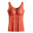 thumbnail image 1 of HAiming Womens Thermal Tank Top Sleeveless Underwear Built-In Bra Fall Winter Casual Warm Base Layer Shirts Blouse, 1 of 3