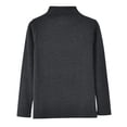 thumbnail image 1 of HAiming Womens Tops Mock Neck Long Sleeve Solid Color Casaul Pullover Blouse Fall Winter Trendy Clothes, 1 of 7