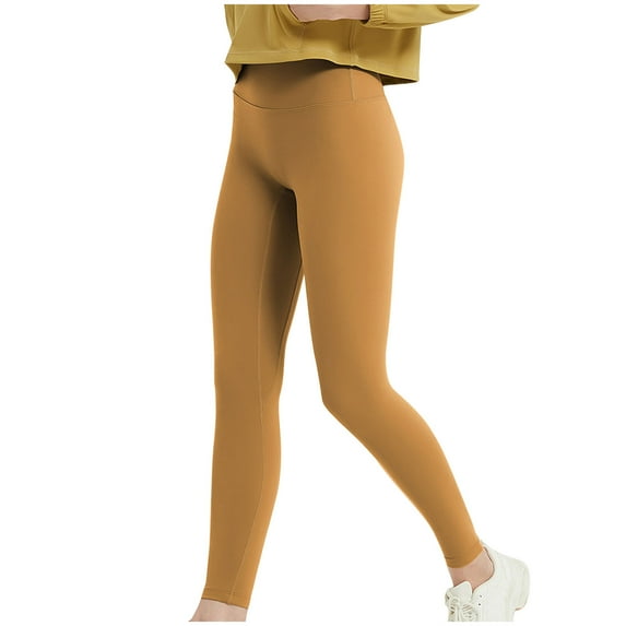 HAiming Womens Yoga Legging High Waisted Breathable Strenchy Solid Color Running Workout Athletic Sports Pants