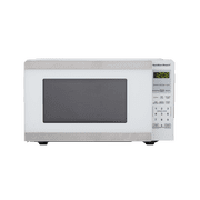 Hamilton Beach Microwave Oven 0.9 cu ft 900W White Stainless Steel