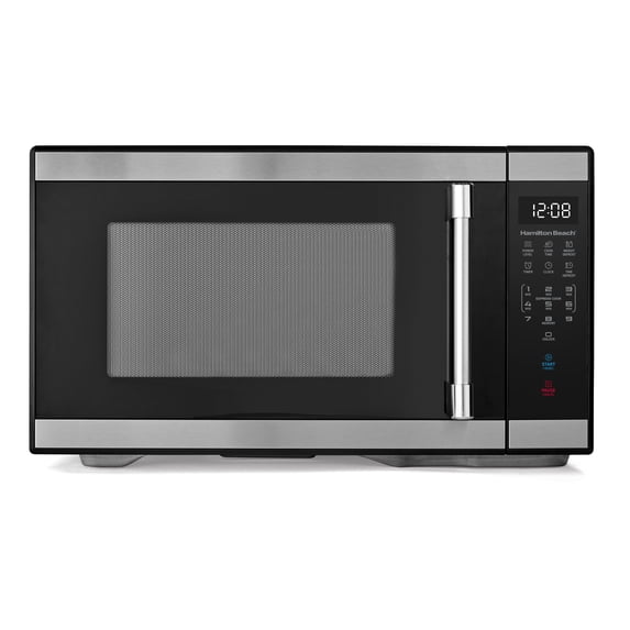 Hamilton Beach 1.1 Cu Ft Countertop Microwave Oven, 1000 W, Stainless Steel