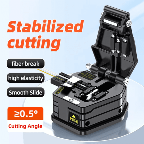 HB-6C New FTTH High Precision Cutting Tool Optical Fiber Cleaver Cable Splice Cutting Knife Cold Splicing Tool
