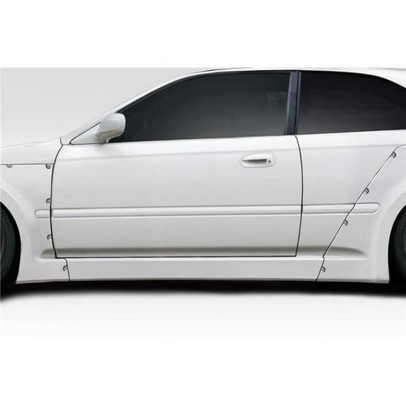 HB MMR Wide Body Side Skirt for 1996-2000 Honda Civic - 2 Piece
