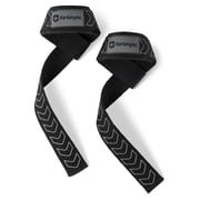 Harbinger Padded Cotton Lifting Straps for Enhanced Grip
