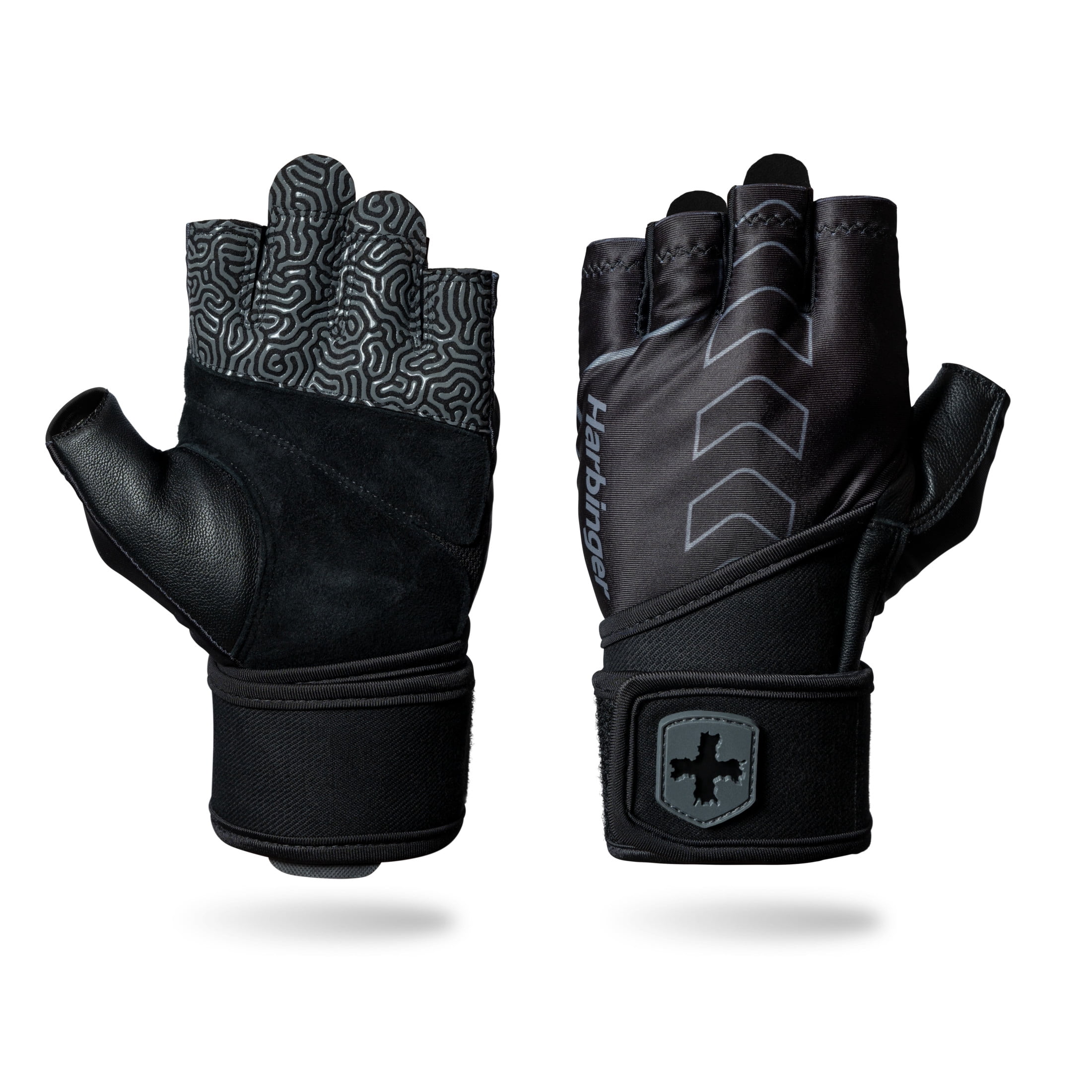 Harbinger Men's Pro Wristwrap Gloves 3.0 in Grey