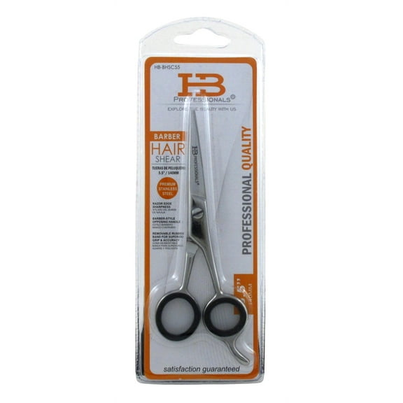 HB Professional Barber Hair Shear 5.5Inch Stainless Steel (Pack of 3)