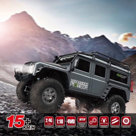 HB-ZP1002 Remote Control Car 1:10 RC Car Large Size Racing Vehicle 4WD RC Crawler 2.4G Off-Road Truck RC Car RTR