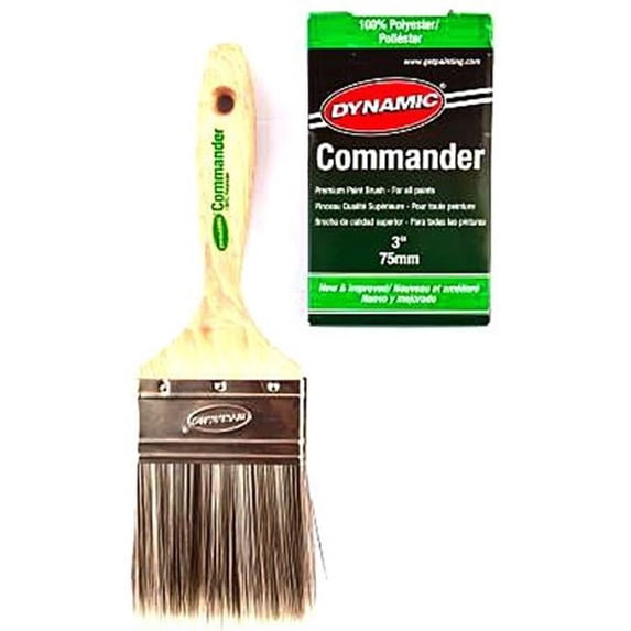 HB188107 3 in. Commander Flat Polyester Brush 3 in.
