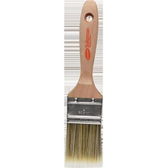 HB199015 2 in. Solomon Flat Beavertail Polyester Nylon Brush