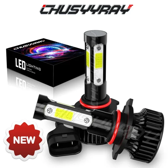 HB3 9005 LED Headlight Bulbs 5000LM 6000K for Diesel Engines High Low Beam Replacement Kit