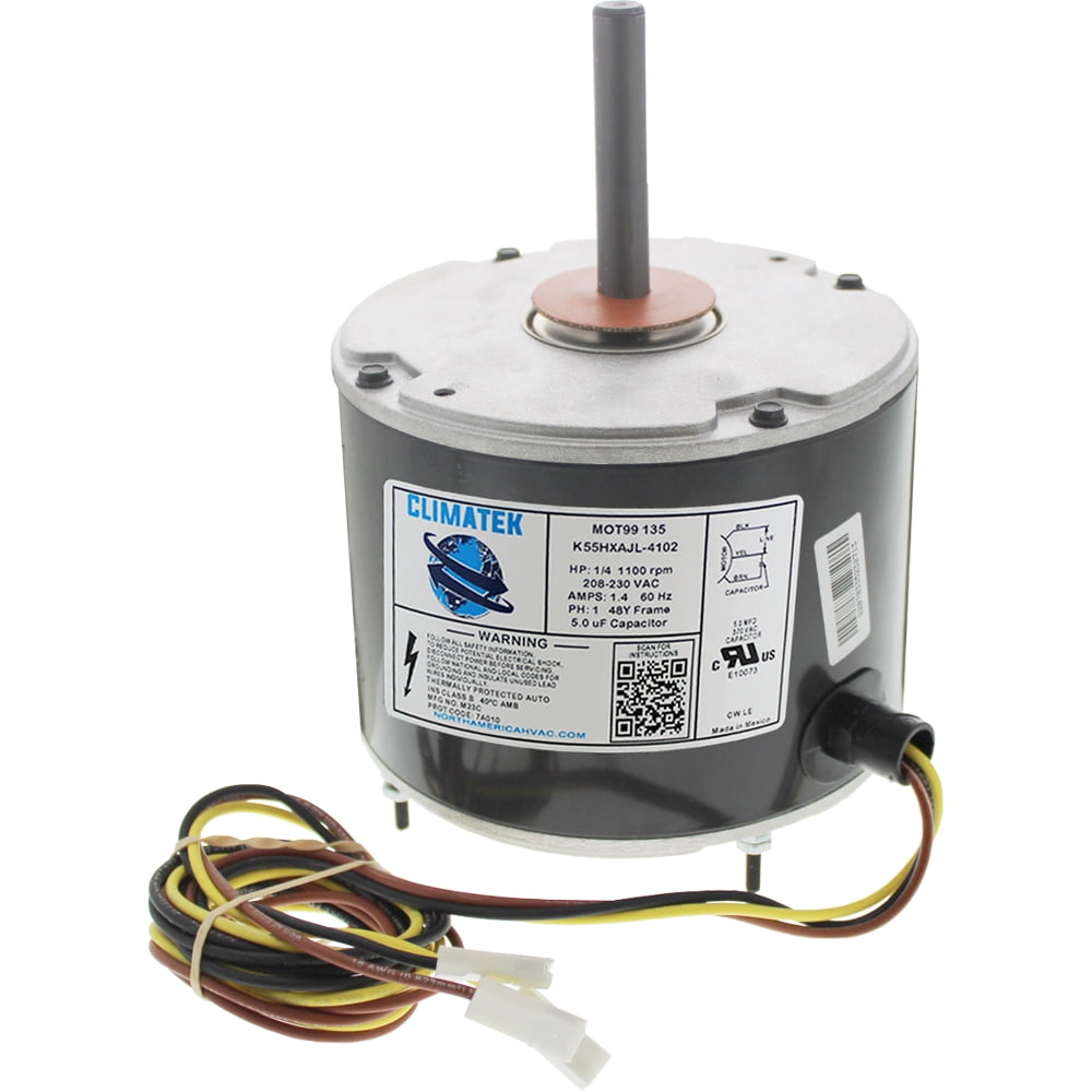Condenser Fan Motor 1/6 HP - Direct Replacement For Goodman Janitrol  B13400252 AC Units Replacement Motor