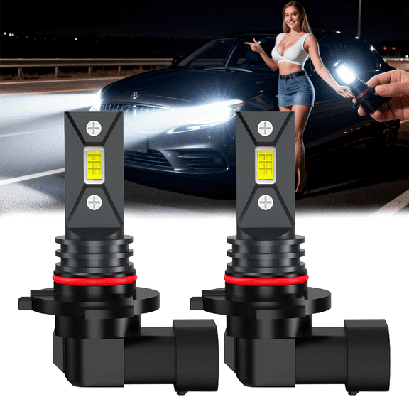HB4 9006 LED Fog Light Bulb For 2009-2010 Mazda RX-8,High Brightness Headlight Bulb,6500K,Pack of 2