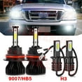 thumbnail image 1 of HB5 9007 High&Low Beam for Ford Ranger 1993 1994 1995 1996 1997 LED Headlights H3 Fog Lights 4pcs, 1 of 5