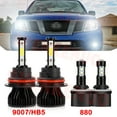 thumbnail image 1 of HB5 9007 High&Low Beam for Nissan Frontier 2003-2004 LED Headlights 880 Fog Lights 4pcs, 1 of 5