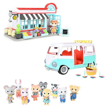 HBA 3 Pack Bundle Set - General Store, Playground Pals, Around Town Van