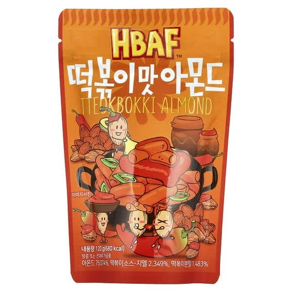 HBAF, Tteokbokki Almond, 4.23 oz